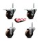 Service Caster 3 Inch High Temp Phenolic 34 Inch Stem Caster Set 2 Total Lock Brakes SCC-TSTTL20S314-PHRHT-34212-2-S-2 - alternate 3